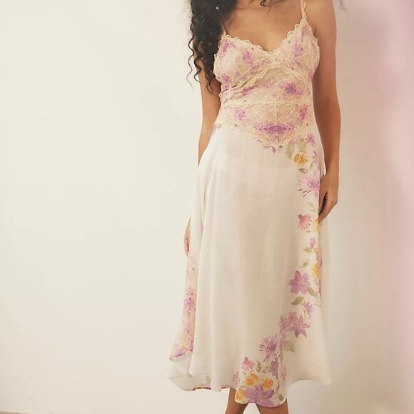 Free People Spring Soiree Midi Slip Spring Combo XL NWT - Picture 3 of 8